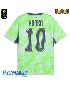 Elveția Granit Xhaka #10 Tricou Fotbal Replică Mondial 2026 Barbati Deplasare